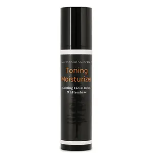 Men's Daily Toning Moisturizer & Aftershave - Calming Facial Lotion with Aloe Vera, Squalene, Witch Hazel  - Vegan, Cruelty-Free, No Parabens