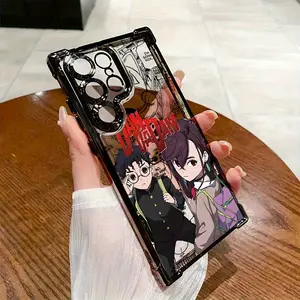 Cute Dandadan Anime Phone Case Compatible with 25 S24 S23 S22 S21 FE Ultra Plus 4G/5G, Shockproof Transparent Soft Back Cover. Animal Colorful