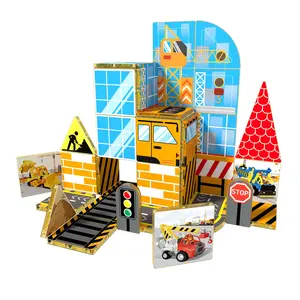 Open Ended Play Magnetic Tiles Building Toys for Kids 3-8 Years Old 3D Magnet Blocks Set Preschool Educational Learning Resources Best Holiday Birthday Gift Ideas