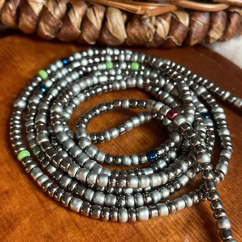 Lilykoi Beads Waistbeads - Ground Control to Major Tomate
