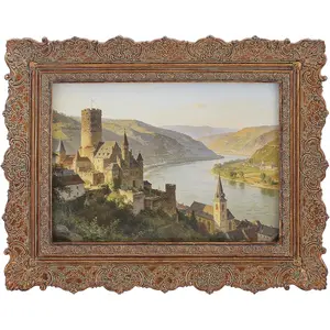 Small Vintage Picture Frames 5x7-Gothic Picture Frame 5x7, Ornate 5 X 7 Frame With Glass Front For Tabletop And Wall Hanging, Victorian Wall Decor(Bronze, 5X7)