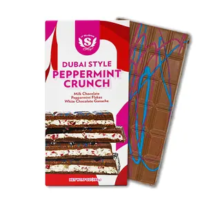 IT'SUGAR Peppermint Crunch Milk Chocolate Bar 7oz Dessert Bonbon