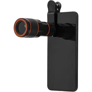 HD 8X Clip-On Zoom Optical Telescope Lens for Universal Mobile Phones