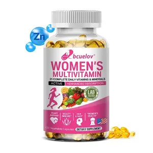 Bcuelov Women Multivitamin Health Supplements - Supports functional balance, energy levels, supports immune health,120 Capsule
