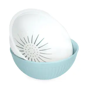 Nordic Ware 2-in-1 Colander & Bowl Set