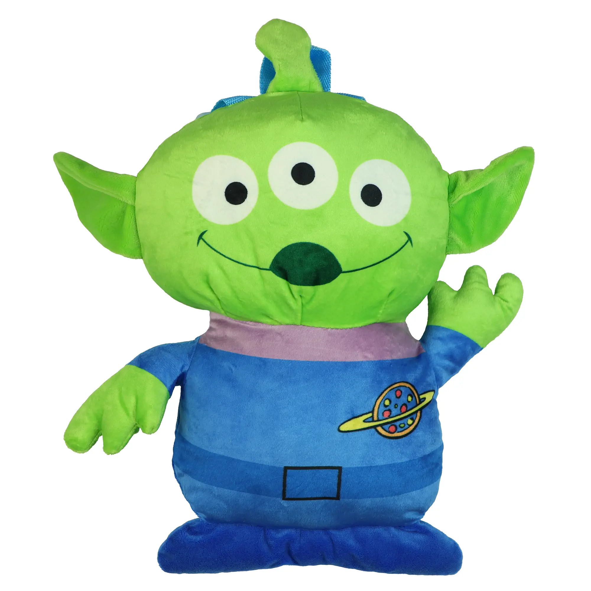 Disney Toy Story Alien Character Mini Backpack, 13" Soft-Shell Kids' Bag with Adjustable Shoulder Straps, Cartoon Character Backpacks