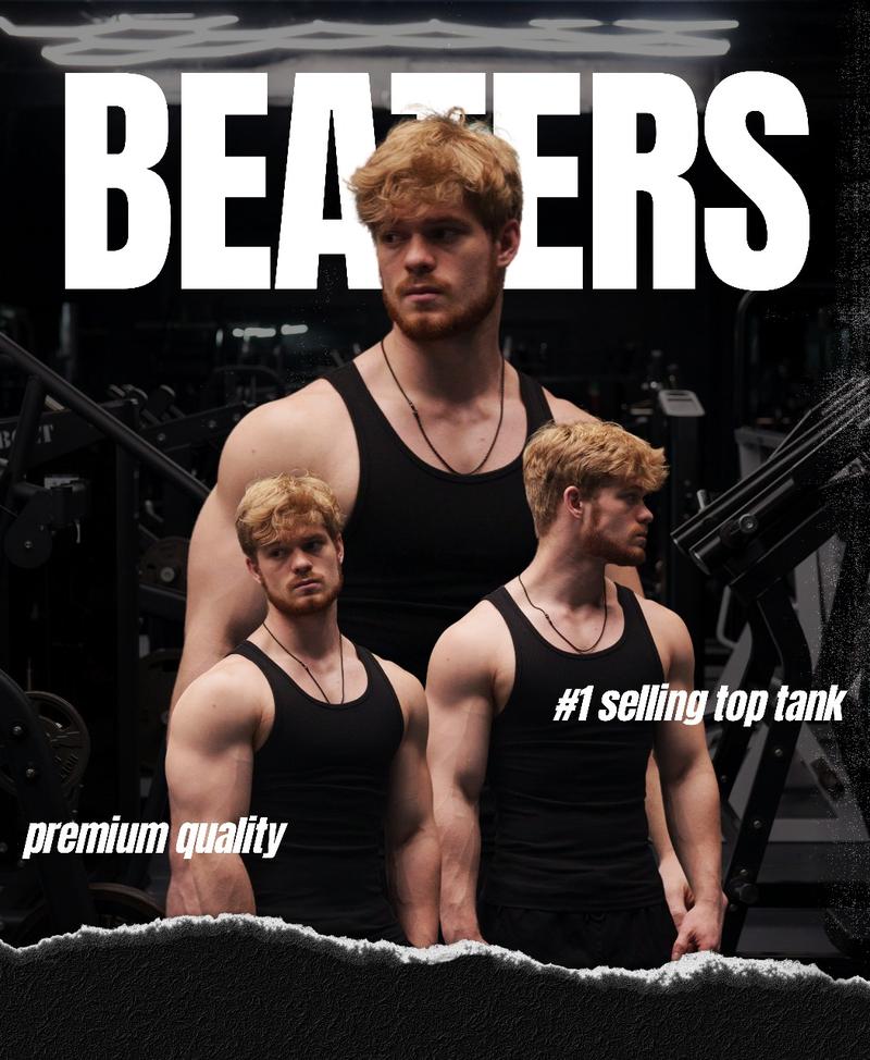 EKKO Beaters Tank Top - True To Size | 370+ GSM | Cotton and Spandex