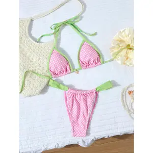 2026 New Trendy Bikini Set for Women, Fashion Two Piece Swimsuit with Stylish Print Design, Slim Fit Comfortable Bathing Suit, Perfect for Beach Vacation Pool Party Summer Holiday Cruise Travel