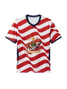 V-Neck Sports T-Shirt! It is the ideal choice for football fans to wear on match days or when attending international fan gatherings. Top Man Casual