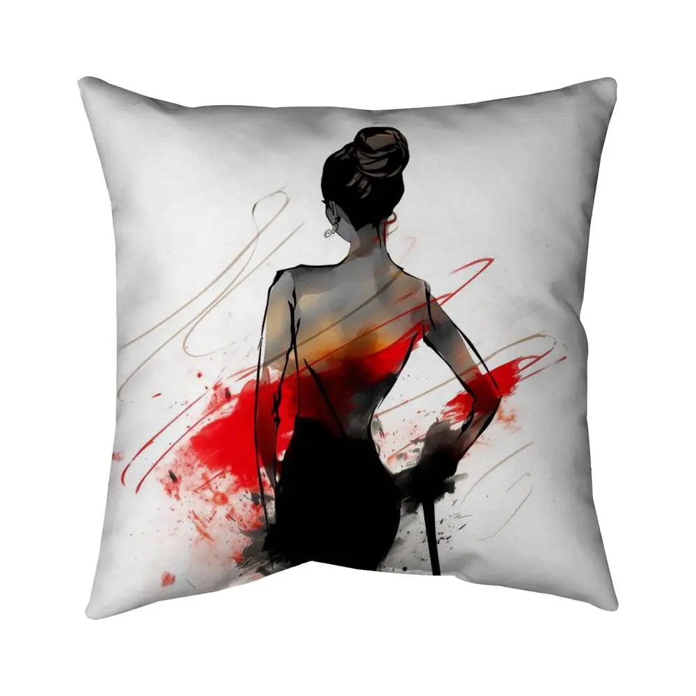 Begin Home Decor 5543-1616-FI100 16 x 16 in. Minimalist Beauty Abstract Pillow - Elegance Home Decor