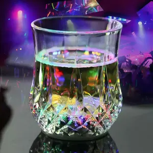 LED Light-Up Crystal Cups – Multicolor Water-Activated Glowing Tumblers for Parties, Bars, Christmas, Thanksgiving, and Valentine’s Gifts