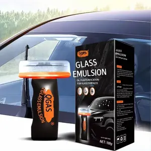 Portable Car Glass Oil Film Remover (100g), Deep Cleaning Paste for Window, Easy Carry, No Ca Prop 65 Warning, Car Windshield Cleaner, Car Detailing Products, Car Care Products, Car Detailing Supplies