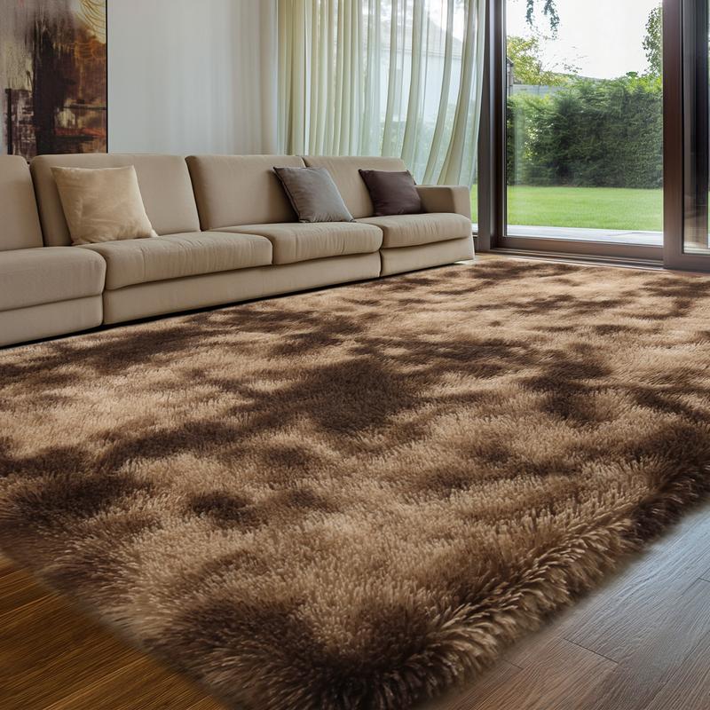 Famval Rug FAMVAL Large Size Plush Rugs Big Fluffy Area Rug Non-slip Soft Shaggy ...