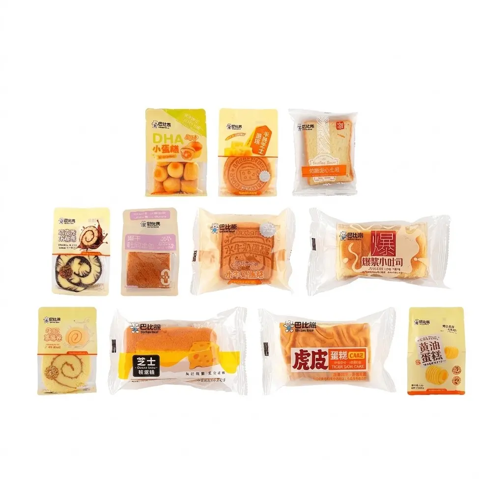 Barbee Bear 11 Flavors Bakery Variety Pack (805.5g) - Soft Cake & Toast Snacks | 0 Trans Fat, No Added Water, Rich Egg & Cheese