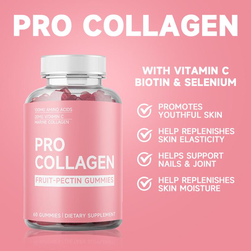[BUY 1 Get 1]Optimal Efficacy Collagen Essence, 60 Capsules, Made in the USA. Contains essential minerals to support healthy aging and immune system function. - Health Supplement