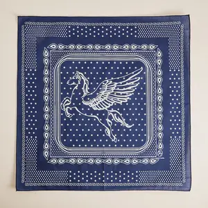Pegasus Bandana Scarf - Navy