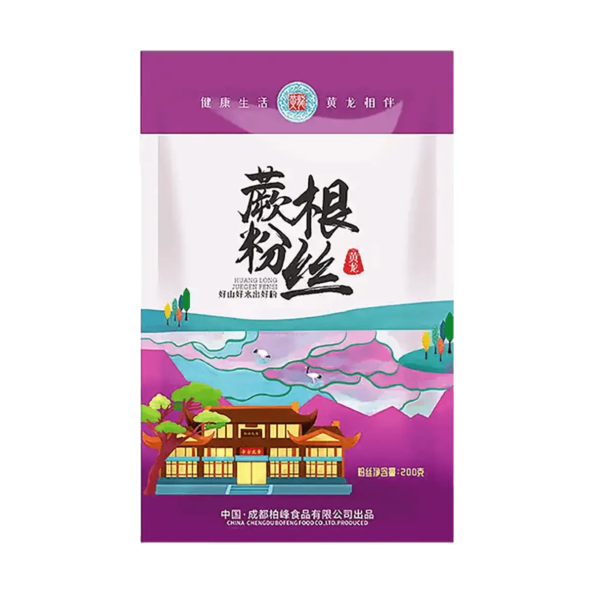 DAI PHU Fern Root Noodles 200g - Low Calorie Meal Replacement, Sichuan Specialty Konjac Shirataki Noodles for Healthy Eating & Salads