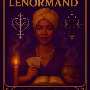 AYITI NAN KAT Lenormand Oracle Deck with Ancestral Expansion Cards for Spiritual Guidance and Insight