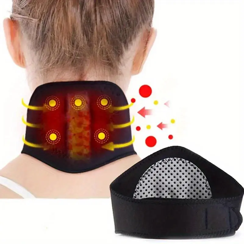 Heated Neck Brace, Temperature-controlled Warm Neck Wrap, Portable Neck Support Cushion for Women, Hot Compress Heat Pad, Portable Heating Pad, Sports & Outdoor Clothing Accessories