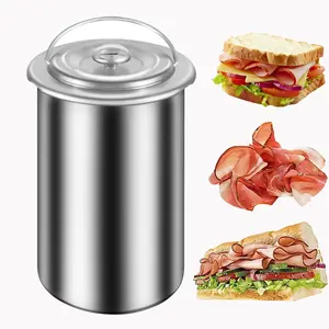 Cherish XT Stainless Steel Ham Sandwich Meat Press Maker with Thermometer for Making Healthy Homemade Deli Meat, Ideal for Cooking Pressure Cookers