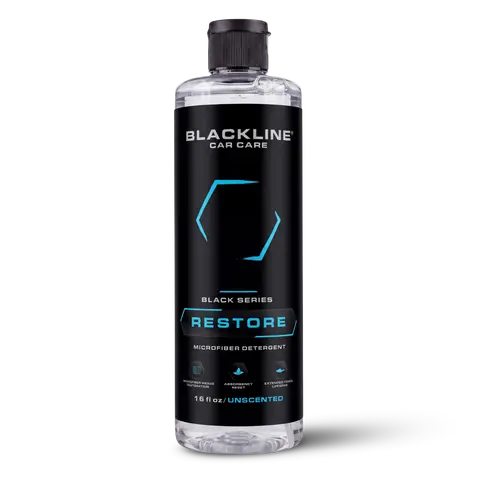 BLACKLINE RESTORE MICROFIBER DETERGENT - Professional-Grade Microfiber Cleaner Designed to Deep Clean, Restore Absorbency, and Extend Towel Lifespan with Advanced Residue-Free Formula