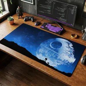 Death Star Mouse Pad | AT AT Silhouette Desk Mat