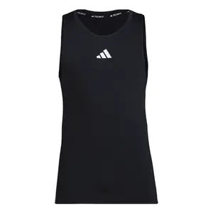 adidas Mens Techfit Scoop Neck Athletic Tank Training Casual - Black
