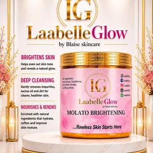 5X Extra Strong Molato Soap for Sensitive Skin Care & Facial Cleansing - Effortless Glow Facial Wash. Super Extra Strong Molato Soap. Face and Body moisturizer cleanser . LaabelleGlow