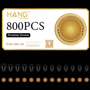 HANG TIP GEL EX - ALMOND X-SHORT