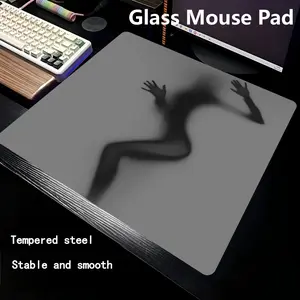 Control Type Glass Mouse Pad Gaming Accessory Professional Fps Gaming Smooth Feel, High-Quality Precision Control Surface, Ideal for Gamers & PC Users