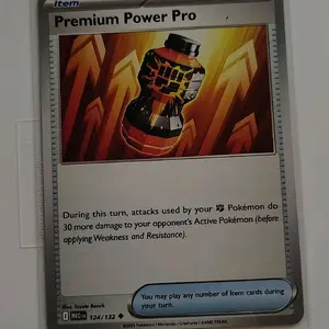 Pokemon Trainer Item Premium Power Pro Mega Evolution 2025 Uncommon #124 for Collectors