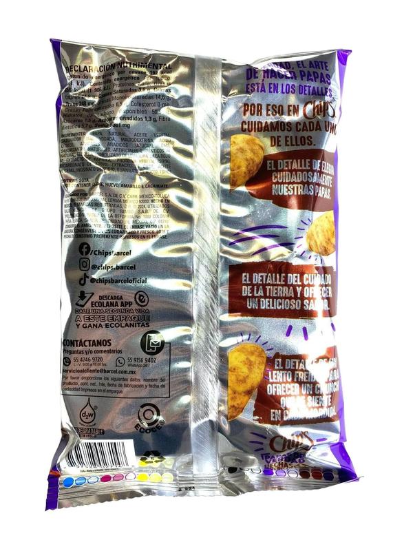 10 - PK BARCEL CHIPS FUEGO, Sabritas Chips, Snack Crispy Crunchy Bite - 52 GRAMS PER BAG - MEXICAN CHIPS - PAPITAS MEXICANAS - SABRITAS MEXICANAS