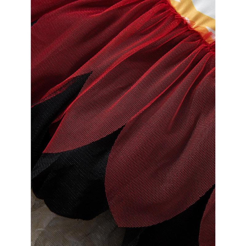 KF5-GCS035   Toddler Baby Girl Pirate Costume Halloween Sea Buccaneer Tutu Dress And Head Scarf With Pirate eye mask