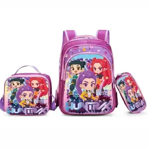 2026 3Pcs K-Pop Witch Hunter Backpack 3PCSSet| 16 Inch Kids School Backpack for Girls,Lunch Bag & Pencil Case, 2026 Must HaveBack to School Gift for Teens