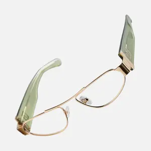 「TIJN-Iconic-Jakira」Funky Metal Glasses for Women Lightweight Comfortable Style for Daily Use Eyeglasses