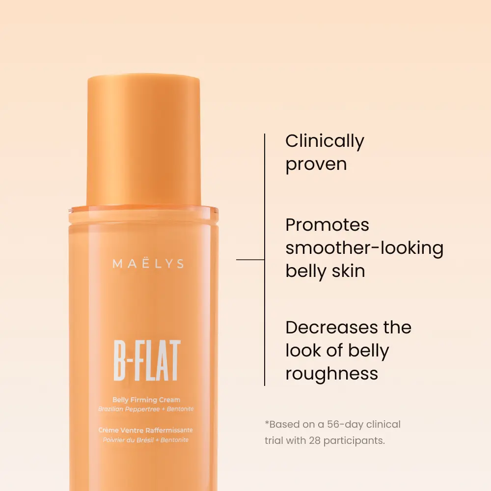 MAËLYS B-FLAT Clinically Proven Firming Cream x 3 | Save $30 | Save on the Best Selling Stretch Mark Cream Smooth Avocado
