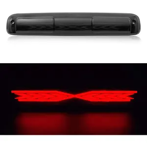 Third 3rd Brake Light, X STYLE Sequential LED High Mount Stop Light for 1999-2006 Chevy Silverado/GMC Sierra 1500 2500 3500 HD, 2007 Silverado/Sierra Classic, Rear Center Cab Roof Tail Lamp