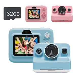 Kids Instant Print Camera, HD Digital Selfie Cam with Multiple Filters, Portable Toy for Children, Perfect Gift Idea, Digital Cameras