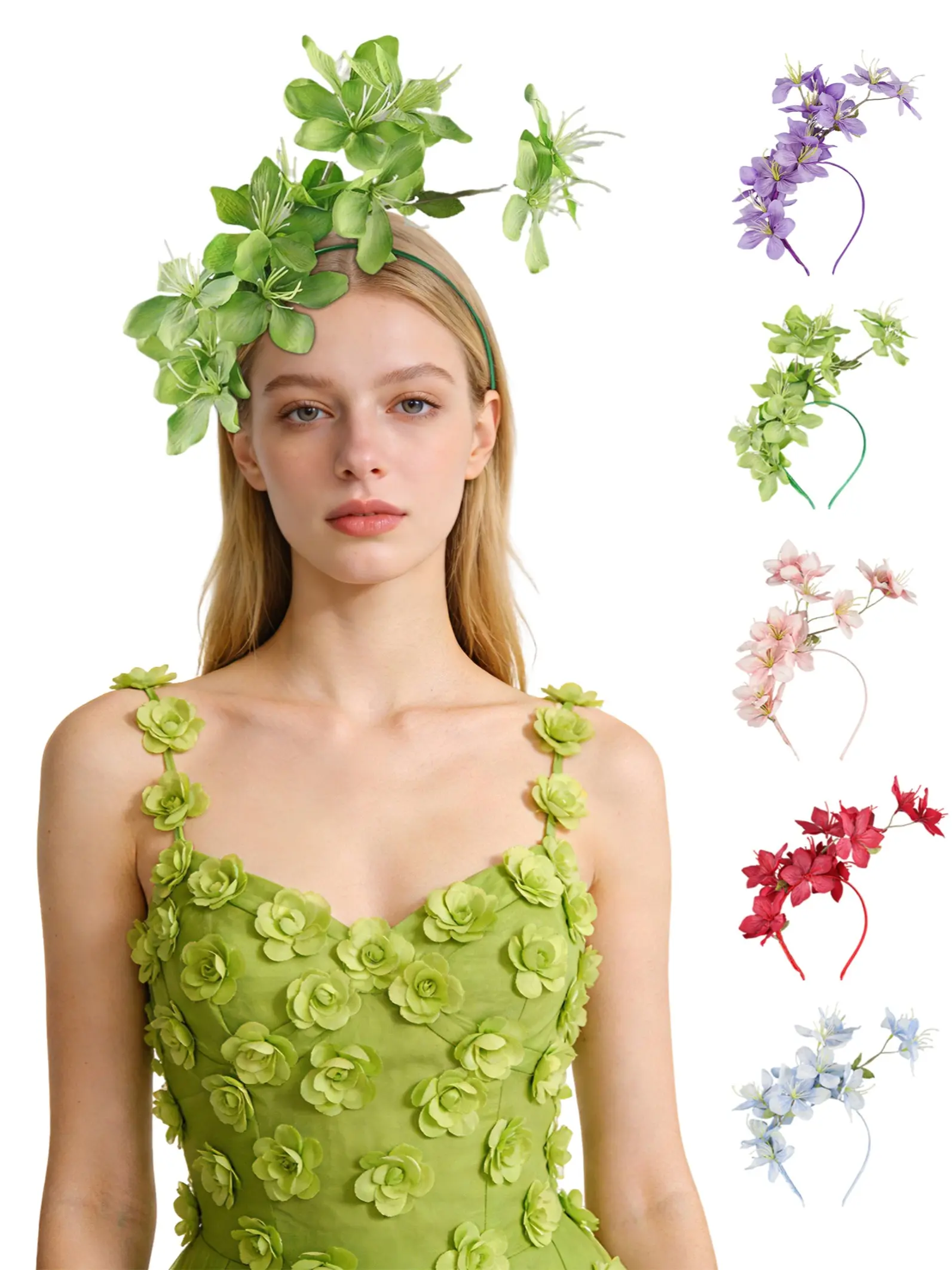Feather Fascinators Headband Women's Tea Party Hat for Kentucky Derby, Cocktail, Wedding, Bridal, Fancy Dress Party for Evening Wear and Special Occasion Vintage Looks Brooch Sweet and Cute Fashion Hair Accessories Women's Hair Accessories