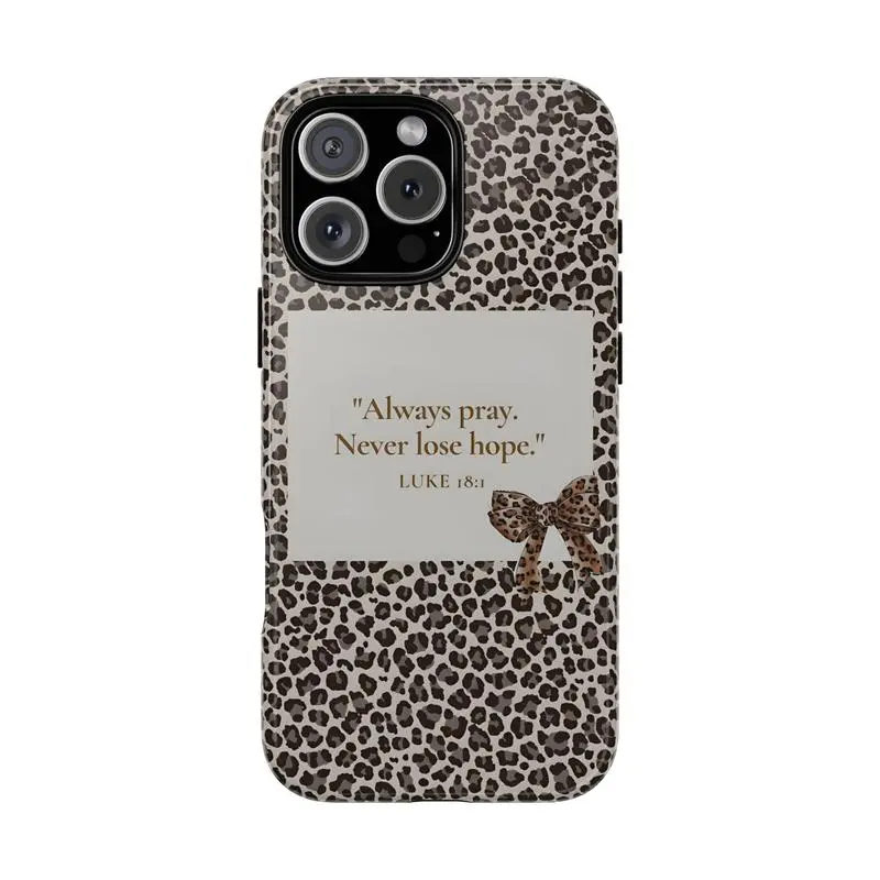 Jesus Saves Leopard Luxe Case- Faith Statement Neutral Glam, Love God ...