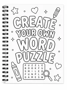 Personalized Custom Word Cross Puzzle