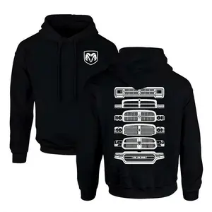 Dodge Ram Evolution Grille T-Shirt/ Hoodie – Classic Pickup Truck Generations Graphic Tee, Dodge Muscle Car Retro Menswear Gift for Ram Fans, Car Enthusiasts Gift For Men, Top Menswear