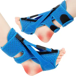 New 3-Strap Foot Support Night Splint | Plantar Fasciitis Relief Ankle Brace Orthotic Corrector
