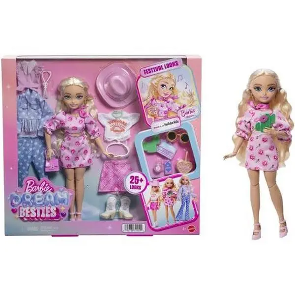 Mattel - Barbie Dream Besties: Festival Looks Western Glam  [Collectible Figurine/Statue/Bust] Paper Doll