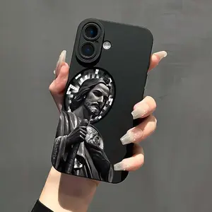 Jesus Pattern Phone Case, Anti-drop Cellphone Protective Case, Total Protective Shockproof Mobile Phone Cover Protector for iPhone 11 12 13 14 15 Pro Max, Casing, Phone Accessory