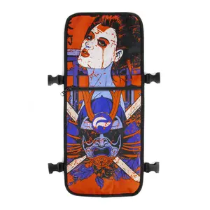 Samurai Faceoff® Face Y2K Style Interchangeable Face for Face-Off Backpack with Velcro Backing and Locking Clips for Outing