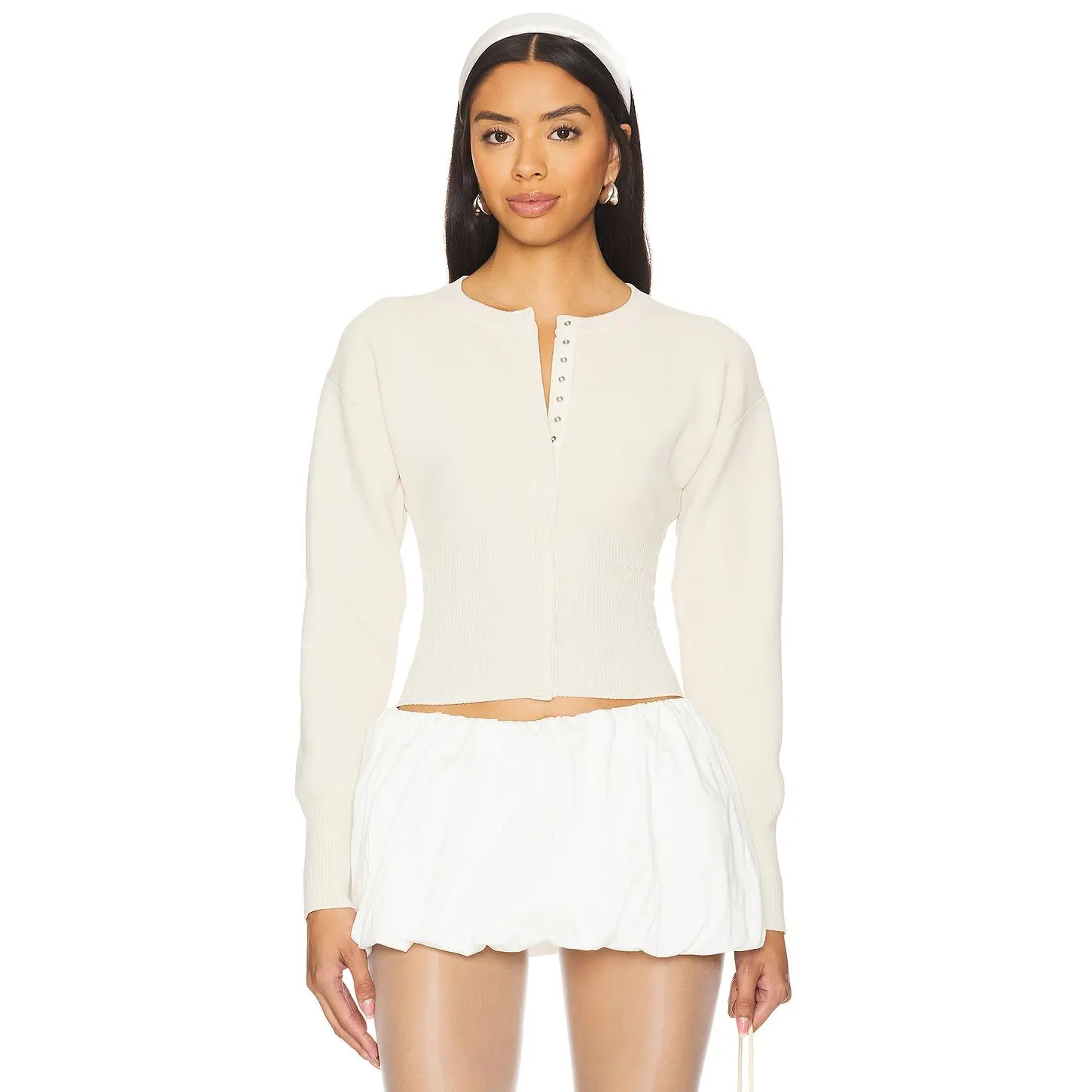 ALL THE WAYS Kourtney Cardigan in Ivory
