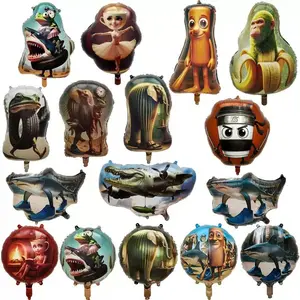 Alien Theme Aluminum Foil Balloons, Multiple Series Available, Perfect for Birthday Parties & Decorations, Ideal for Kids' Rooms & Outdoor Events