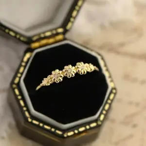 Daisy Flower Forest Ring | Simple Fresh Style Gold Band | New Arrival