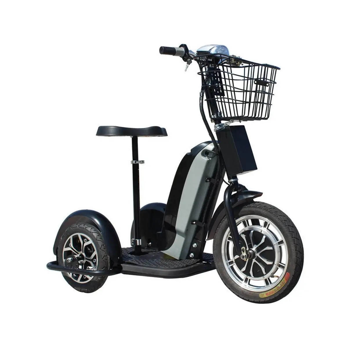 MotoTec 48V 800W Electric Trike for Small Animals - Wide Seat, 108 lbs Weight Capacity